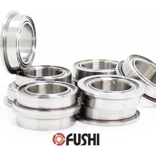 F681XZZ Flange Bearing 1.5x4x2 mm ABEC-3 10Pcs Flanged F681X Z ZZ Ball Bearings 681 681xzz