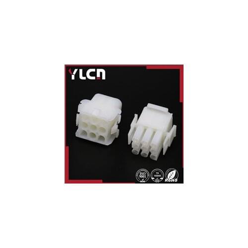9pin plastic housing plug 63080 6.3mm pitch connectors kit (Housing+Terminal)