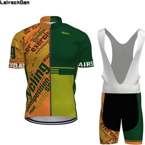 LairschDan 2021 Mens Summer Cycling Jersey Set Maillot Ciclismo Hombre Mountain Bicycle Racing Clothing Comfortable Sports Wear