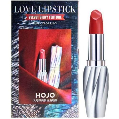 6 Colors Bean Paste Matte Lipstick Waterproof Nude Matte Glossy Lip Gloss Lipstick Lip Balm Sexy Red Lip Tint Women Makeup Gift