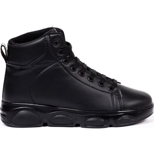 Miadora Black Women Boots 2020 Autumn Winter Motorcycle Wrist Casual Use Comfortable Light Women 'S Half Boots best Price