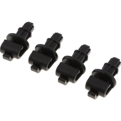 Pack of 4pcs Black Sun Shade Holder Hook Clips for Honda Odyssey 2005-2010