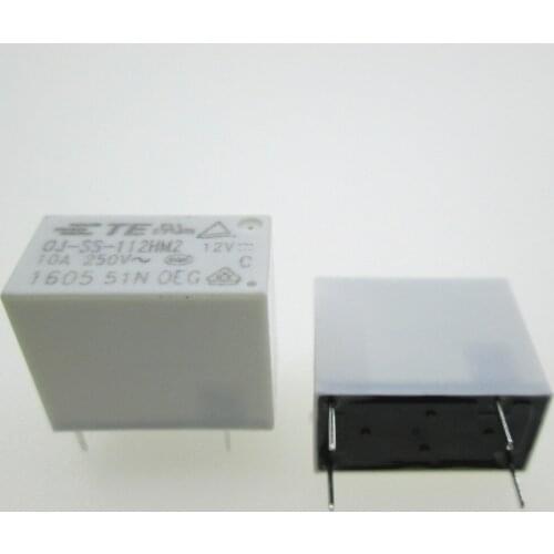 NEW relay OJ-SS-112HM2 12V OJ-SS-112HM2-12V OJSS112HM2 12V 12VDC DC12V 10A 250VAC 4PIN