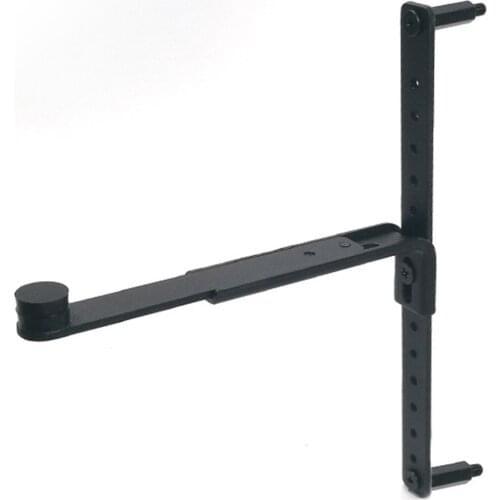 Adjustable Height Hidden Metal Graphics Card Rack With Rubber Pad Design Compatible With ATX/E-ATX Motherboards