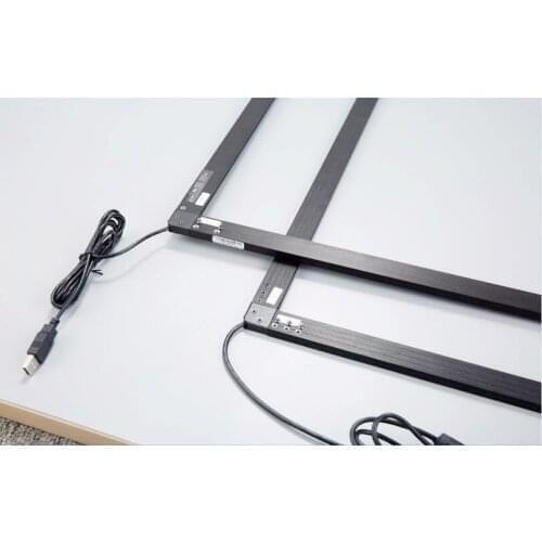 Zzd touch ir touch frame 55 inch raspberry pi touch screen overlay kit touch panel plug and play