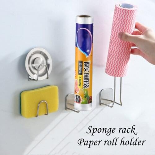 Kitchen Sink Drain Rack Sponge Storage Holder Kitchen Cup Napkin Sink Soap Rack Drainer Rack Bathroom Paper Roll Organizer