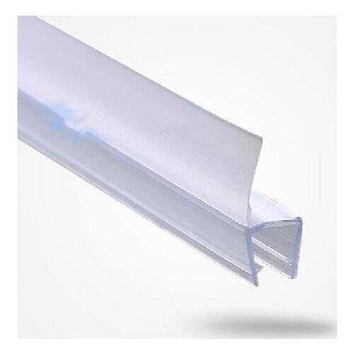 10 pcs shower room glass door h sealing strip waterproof door window wind proof dustproof sound insulation strip for bathroom