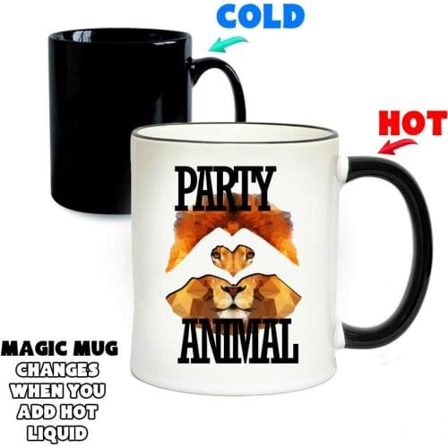 Party Animal Magic Mug | Party Lover | Cool Colour Changing Mugs