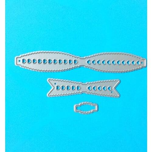 YINISE 186 Heart Bow Metal Cutting Dies For Scrapbooking Stencils DIY Album Cards Decoration Embossing Folder Die Cuts Template