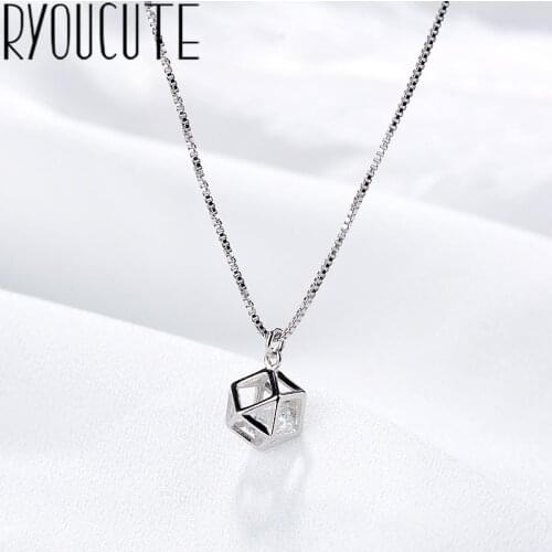 Bohemia Real Silver Color Geometric Long Choker Necklaces For Women Wedding Jewelry Gift Boho Necklace joyas de plata