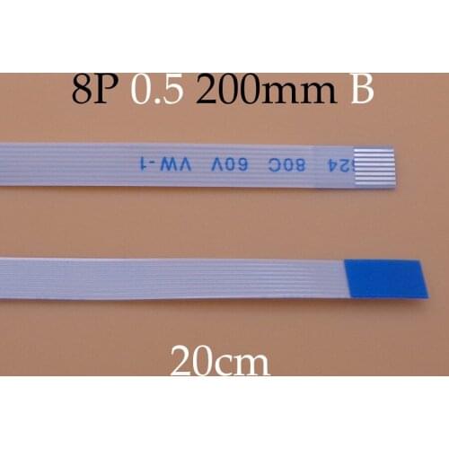 1-3pcs New FFC FPC Flexible Cable for ASUS A55V K55V Touchpad flex cable Length 20cm 8 Pin 0.5mm pitch 8pin B type
