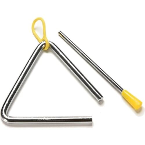 1 X Toddle Kids Musical Instrument Triangle Percussion For Festival Props 4.3"
