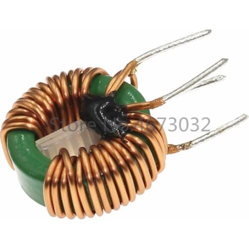 100pcs 5MH 4A Annular Common Mode Filter Inductor 0.6 Wire Choke Ring Inductance 14*9*5mm