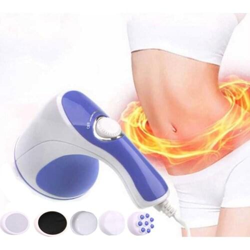 5 in 1 Health Care Full Body Slimming Cellulite Massage Smarter Full Relax Tone Spin Body Neck Massager Back Roller 3D Electric