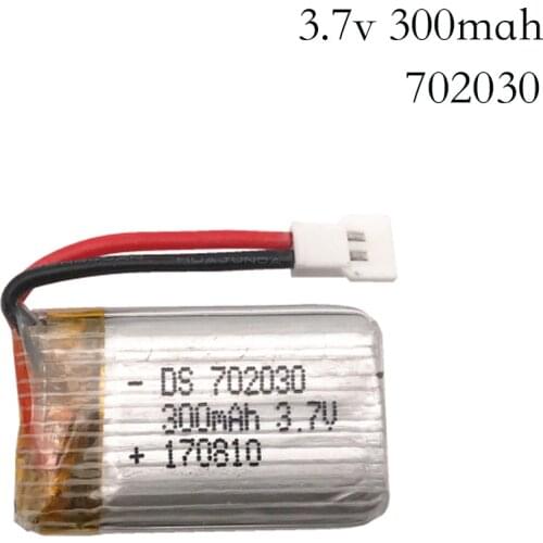 3.7V 300mAH Lipo Battery For E55 FQ777 FQ17W Hubsan H107 Syma X11C Udi U816 U830 RC helicopter 3.7V 300 mAH MX2.0 plug 1pcs/lot