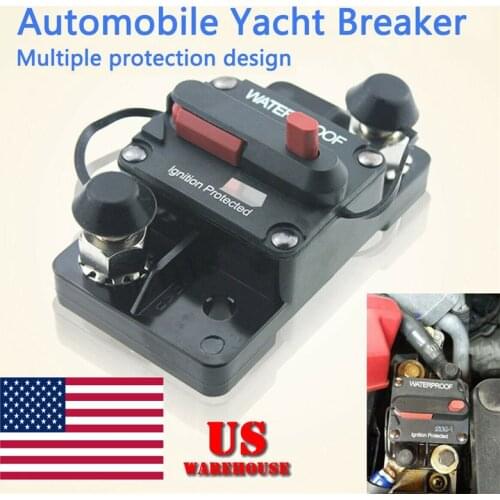 Circuit Breaker Fuse Reset 60A-300A AMP 12-48V DC Car Boat Auto Waterproof