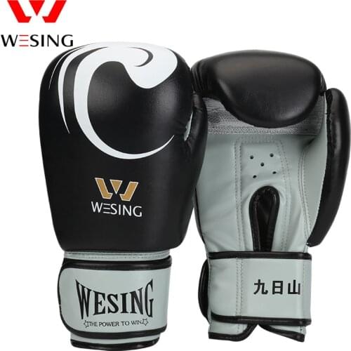 Wesing Basic Boxing Gloves for Adults Training Fighting Boxing Gloves for Men Women Boxers Training Sparring Competition 10oz