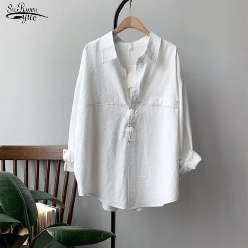 Spring Elegant Women Blouses Vintage Women Shirts Blusas Korean Gentle Long Sleeve Women Tops Autumn Causal Blouses Female 12964