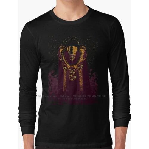 Ambassador Kosh Long Sleeve T Shirt 100% Pure Cotton Big Size Babylon 5 Kosh Kosh Naranek B5 Violet Gold
