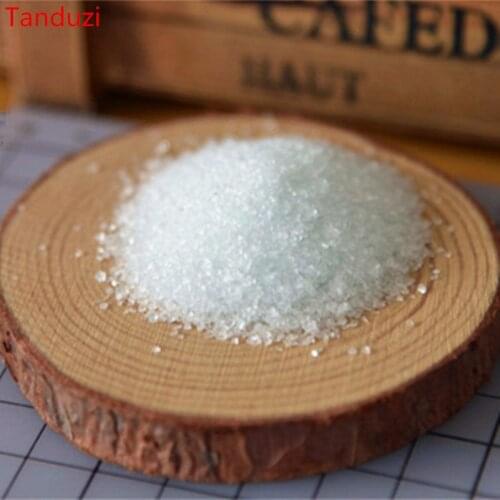 Tanduzi 10g Simulation Granulated Sugar Fake Powdered Sugar DIY 1 :1 Dollhouse Miniature Deco Parts Accessories Glass Crafts