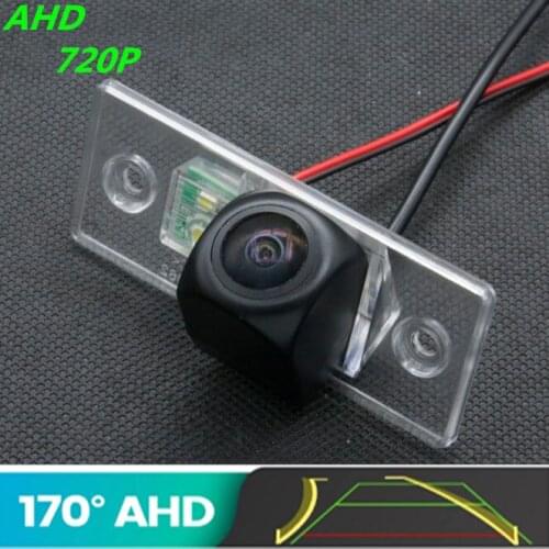 AHD 720P Trajectory Fisheye Car Rear View Camera For Skoda Fabia MK1 2000-2007 Fabia MK2 2007-.2012 Reverse Vehicle Carmera