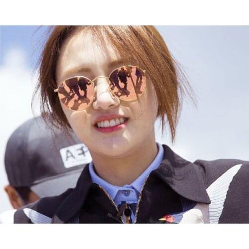 FREYRS Fashion Luxury Brand Designer Vintage Round Sunglasses Women Men Retro Mirror Sun Glasses For Female Oculos De Sol M096