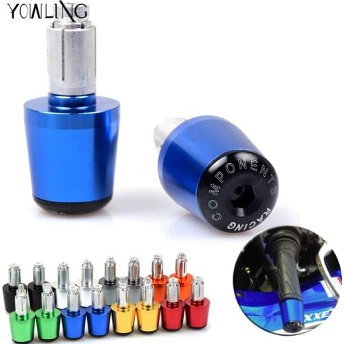Motorcycle 22MM Handlebar Grips Handle Bar Cap End Plugs For Suzuki GSX-R GSXR 600 750 1000 Sv650 K1 K2 K3 K4 K5 K6 K7 K8 K9 K10