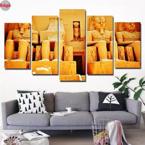 5 pcs Painting Ancient Egypt pyramid culture picture DIY Diamond Painting 5D Diamond embroidery Cross Stitch Full Diamond mosaic