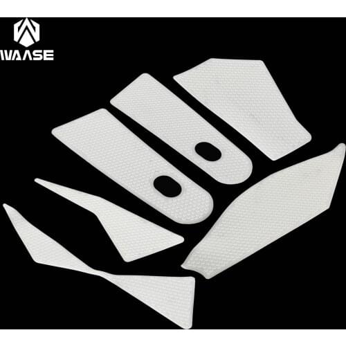 Waase Set of 6pcs Gas Fuel Tank Traction Side Pad Knee Grip Decal Sticker Protector For KAWASAKI KX 450 F KX450F 2019 2020 2021