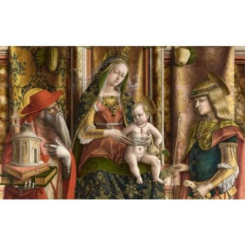 Wall art decoration pictures classical religious figures oil paintings canvas printings prined on canvas