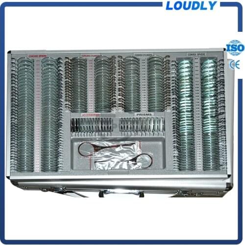 Loudly brand Optical equipment Higher quality 266 pcs Trial Lens Set with metal rim JSQ-266
