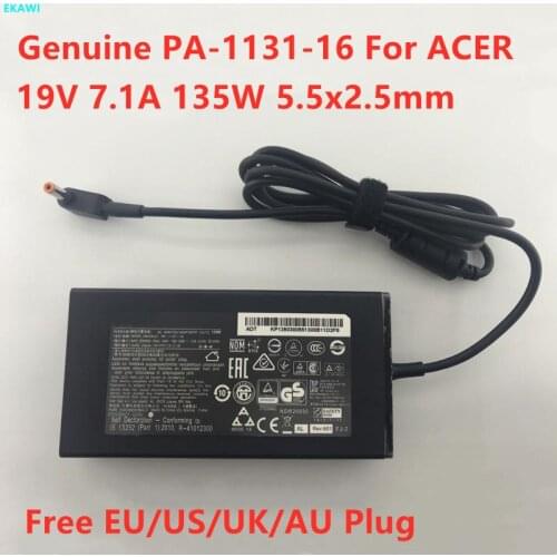 Genuine PA-1131-16 19V 7.1A 135W 5.5x2.5mm ADP-135KB T AC Adapter For ACER PA-1131-05 VN7-591G VN7-791G Laptop Power Charger