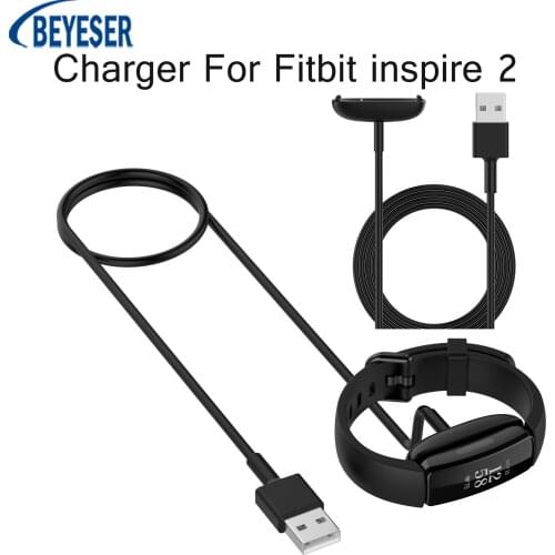 1M USB fast Cable Charging Data Charger For Fitbit inspire 2 Smart Watch 30cm Charger Power Adapter Accessories For inspire 2