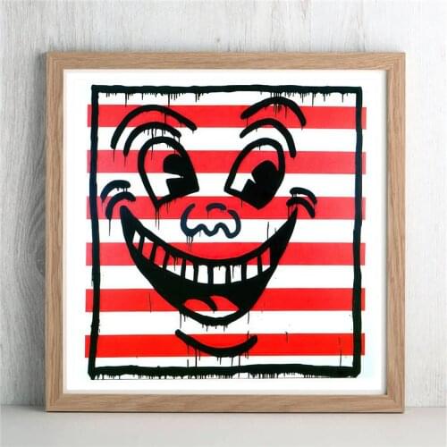 Vintage Abstract Canvas Painting Keith Art Exhibition Posters and Prints Print Popular Mural Pictures Home Wall Decor Cuadros