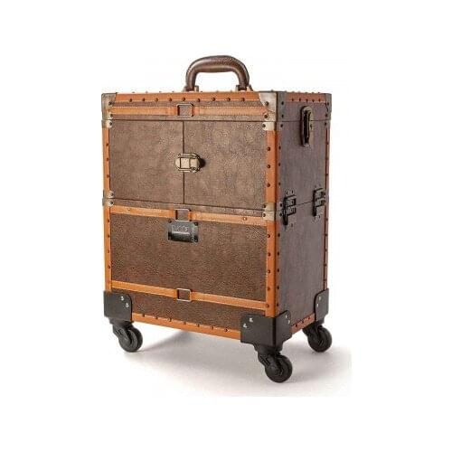 Beardburys barbershop Vintage wheel briefcase
