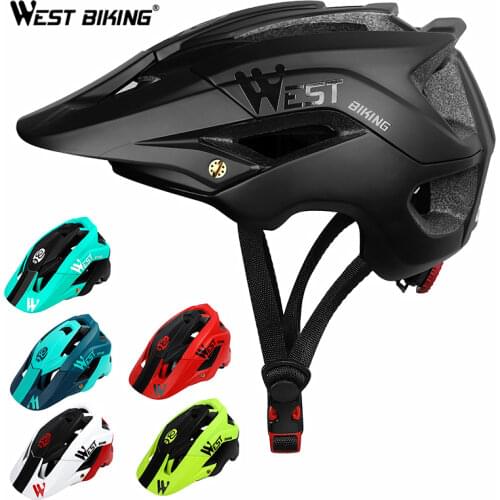 WEST BIKING Bicycle Bike Breathable Helmets Mountain Adjustable Cycling Sports Safety Helmet Unisex Bike Ultralight Helmet