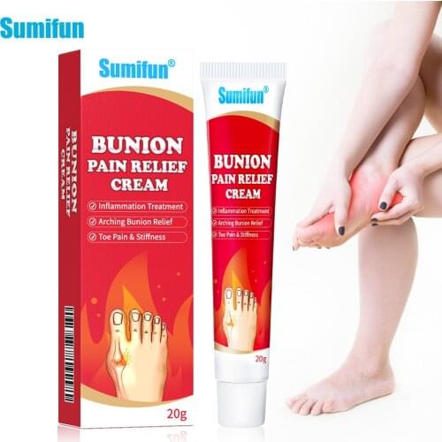Sumifun 1box Bunions Pain Relief Cream Feet Bone Thumb Killer Arthritis Rheumatoid Joint Knee Back Wrist Toe Swelling Ointment