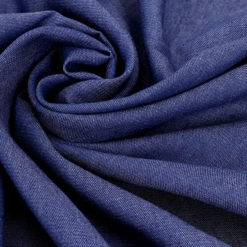 Denim Fabric Pure Color Light And Breathable Cotton Jeans Fabrics Quilting Sewing Material For T-Shirt Dress Bags 100*150cm 1pc