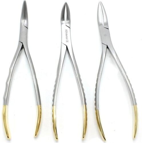1Pcs Dental Residual Root Forceps Minimally Invasive Tooth Extraction Curved Plier Maxillary And Mandibular Universal