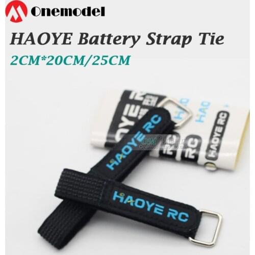 2PCS HAOYE RC Strong Battery Strap Tie/ RC Lipo Cable Tie Down Strap 25*2cm Colorful For RC FPV Helicopter Quadcopter Model Tie