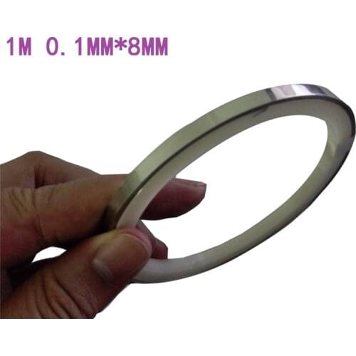 5M 8mm x 0.1mm Ni Nickel li-ion cell plated steel strip tape sheet for battery welding DIY pack assembly