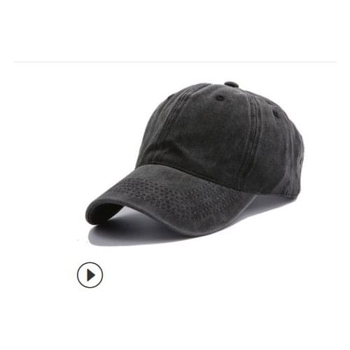 Pure Cotton Washed Cloth Baseball Caps, Old European And American Caps For Men And Women Couples, Summer Pure Color Light Board
