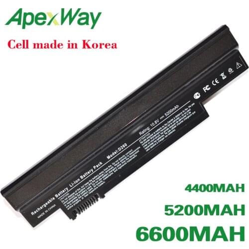 ApexWay Black battery for Acer Aspire one 532h 532G UM09H31 UM09H36 UM09H41 UM09G31 UM09G31 UM09H56 UM09H70 UM09H73 UM09H75