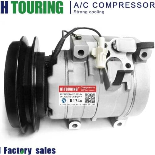 For KOMATSU JOHN DEERE 10S15C A/C Compressor 20Y9796121 4210731220 4431081 20Y9796120 4472204052 4472204053 4472204781 6512875