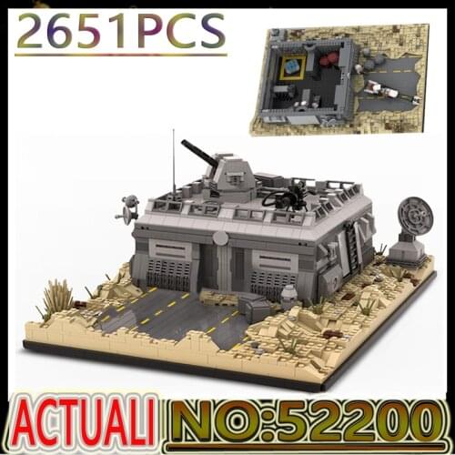 Hot Star Series Wars MOC-50143 Base (Outpost) On Tatooine Building Blocks Kids DIY Educational Christmas Toys Children Gift