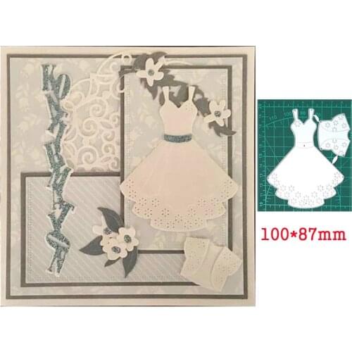 Fashion Princess Dress Shawl Metal Cutting Dies For Stamps Scrapbooking Stencils DIY Paper Album Cards Decor Embossing 2020 New