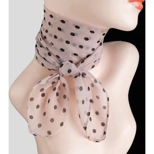 2021 New Women Scarf Spring Summer Chiffon Square Scarf Neckerchief Hijabs Hair Tie Band Bag Warp Female Scarves Jewelry Gift