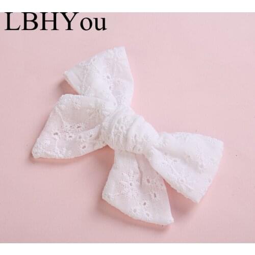 Big Bows Soild Hollow Out Lace Hair Barrettes Wheel Style Summer School Girls Handtie Hair Clips Girls Hair Accessories