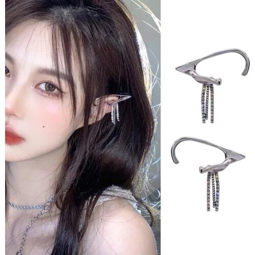 1 Pair Elfs Ear Earrings Playful Cute Girl No Ear Hole Ear Clip Party Small Accessories Women Fashion Fine Simple Earrings Gift