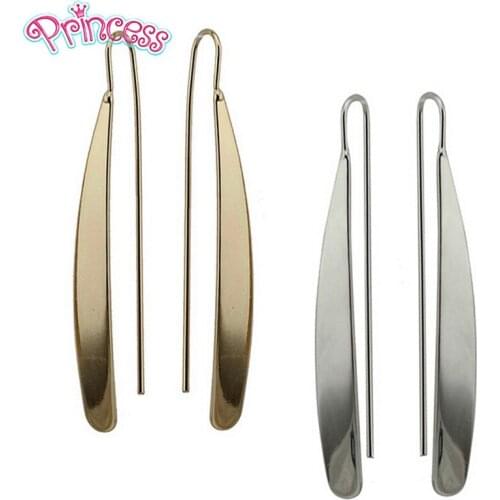 2019 Hot Sell Free Shipping Fashion Gold Black Tone Earring Hoop Stud For Women Girls Lady ZD47 Wholesale Price Lots